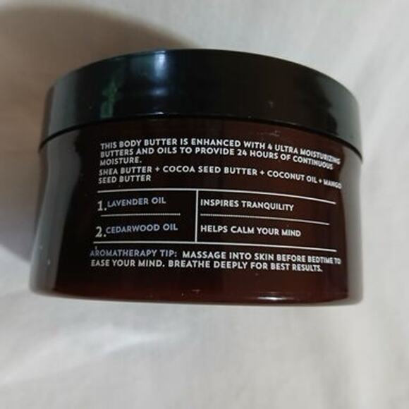 Bath & Body Works Aromatherapy 2 pc set SLEEP:Body Cream/24 HR Body Butter NEW - Picture 7 of 16